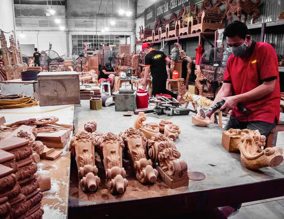 Hoàn thiện phôi mẫu nội thất Grande